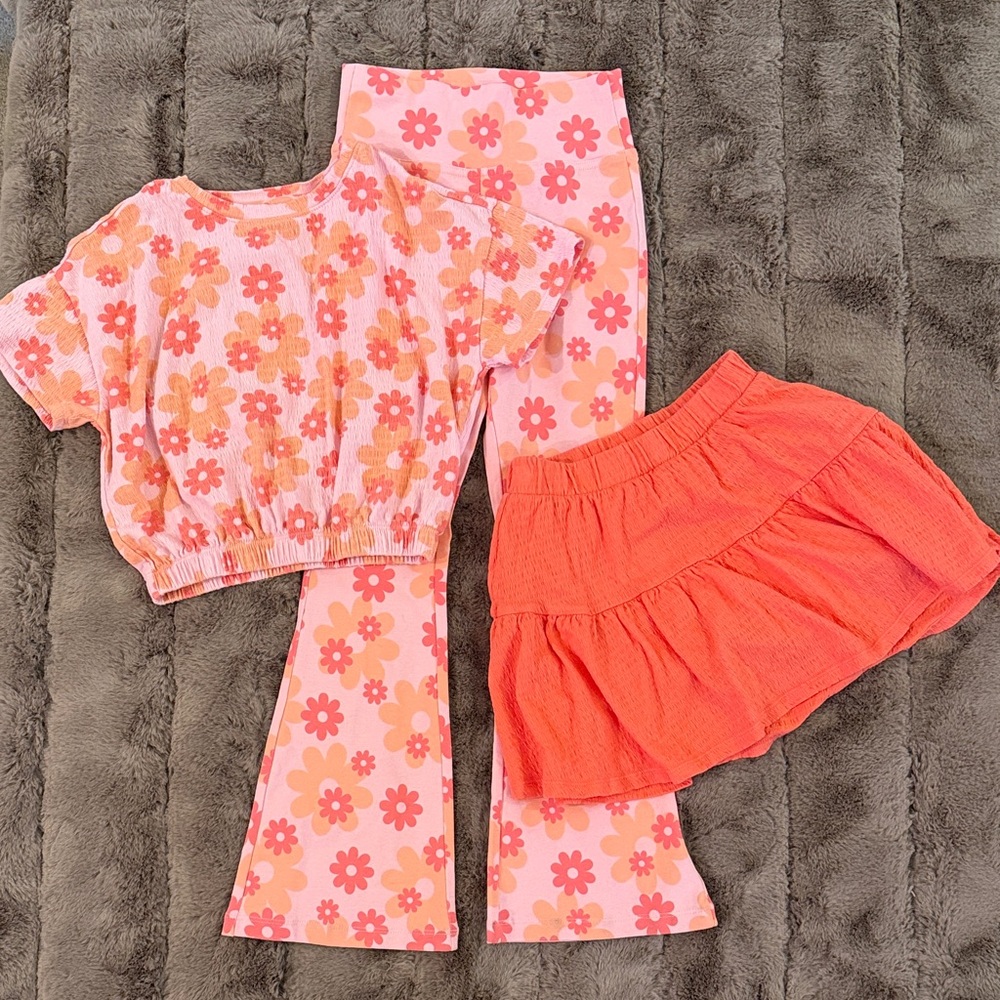 BCG Pink and Orange Floral Apparel